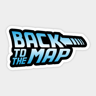 Back to the Map Sticker